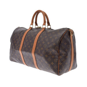 Louis Vuitton Keepall Monogram Bandouliere Brown Bag